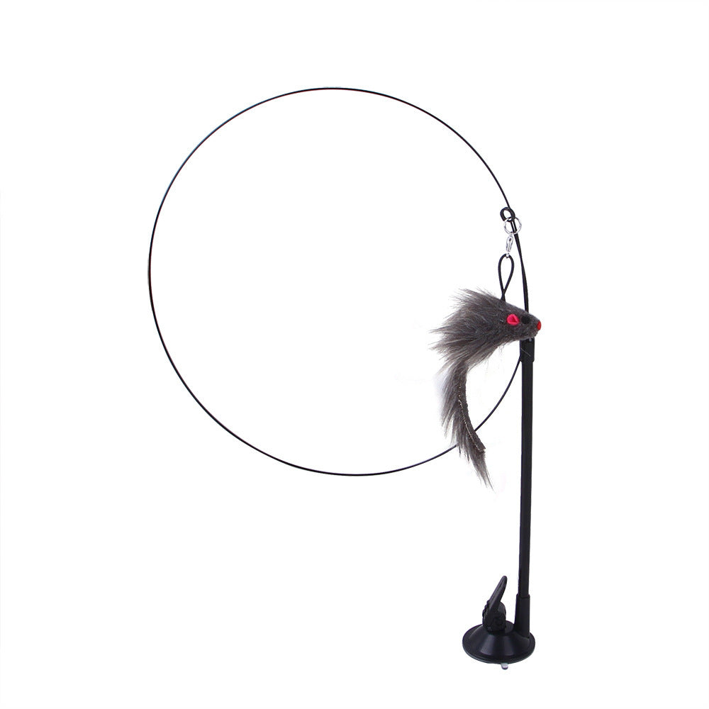 Cat Teaser Handheld Steel Wire Toy
