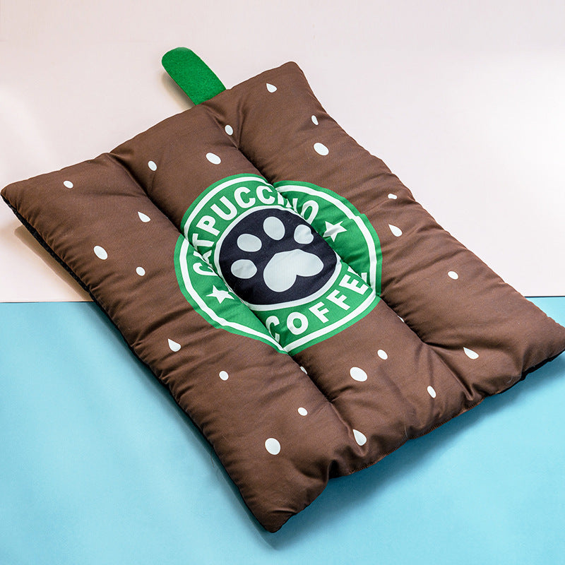 Self cooling pet mat bed