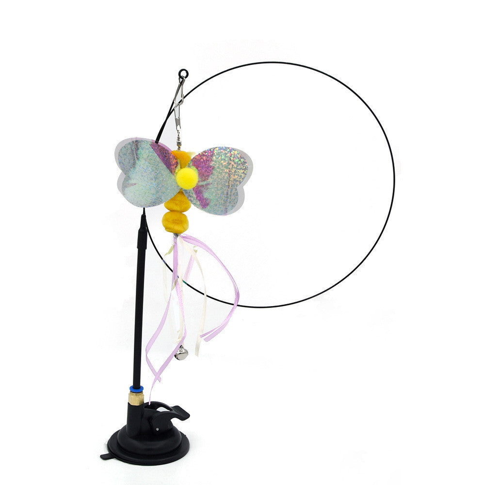 Cat Teaser Handheld Steel Wire Toy