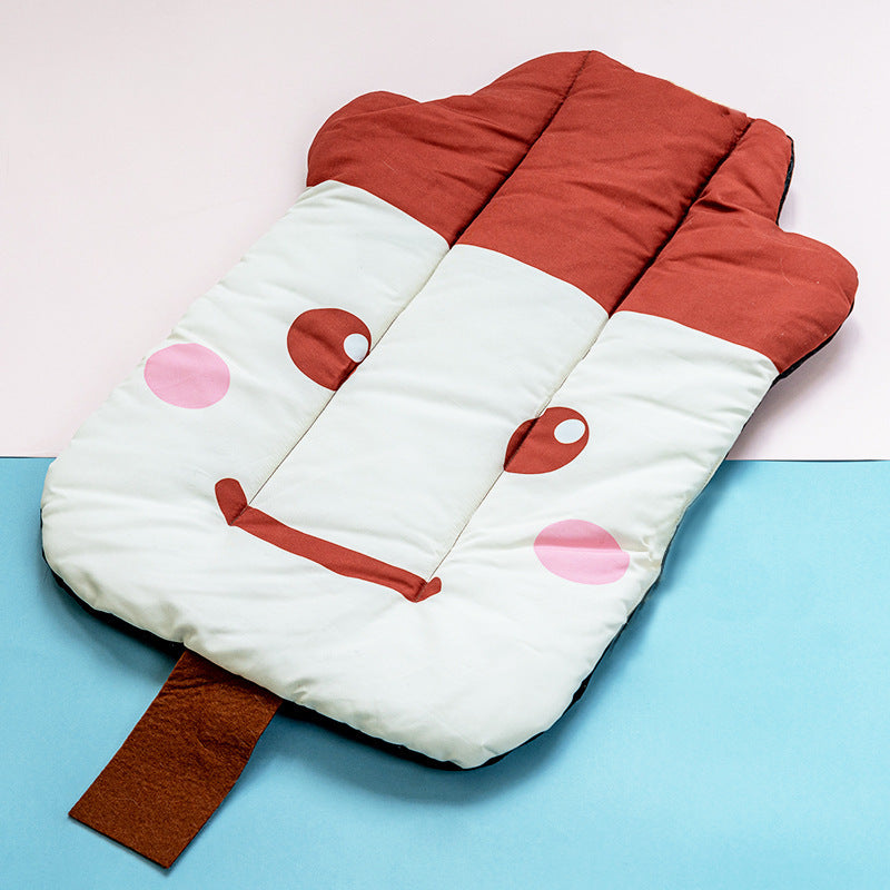 Self cooling pet mat bed