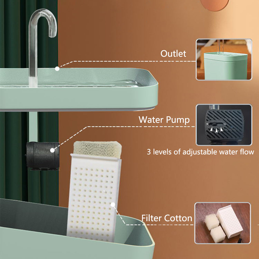 Cat water fountain automatic