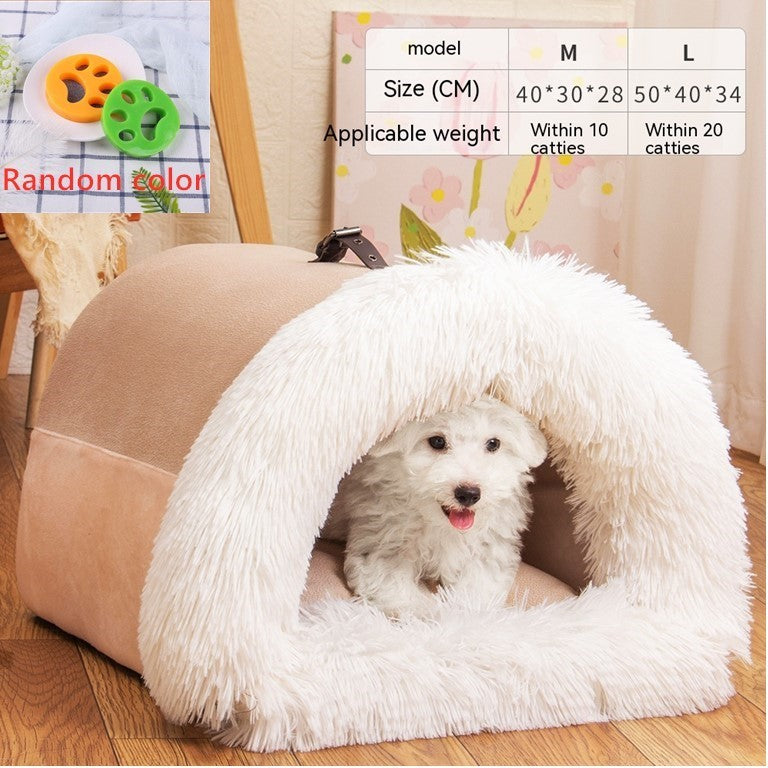 Portable Pet Nest Portable Autumn And Winter Warm