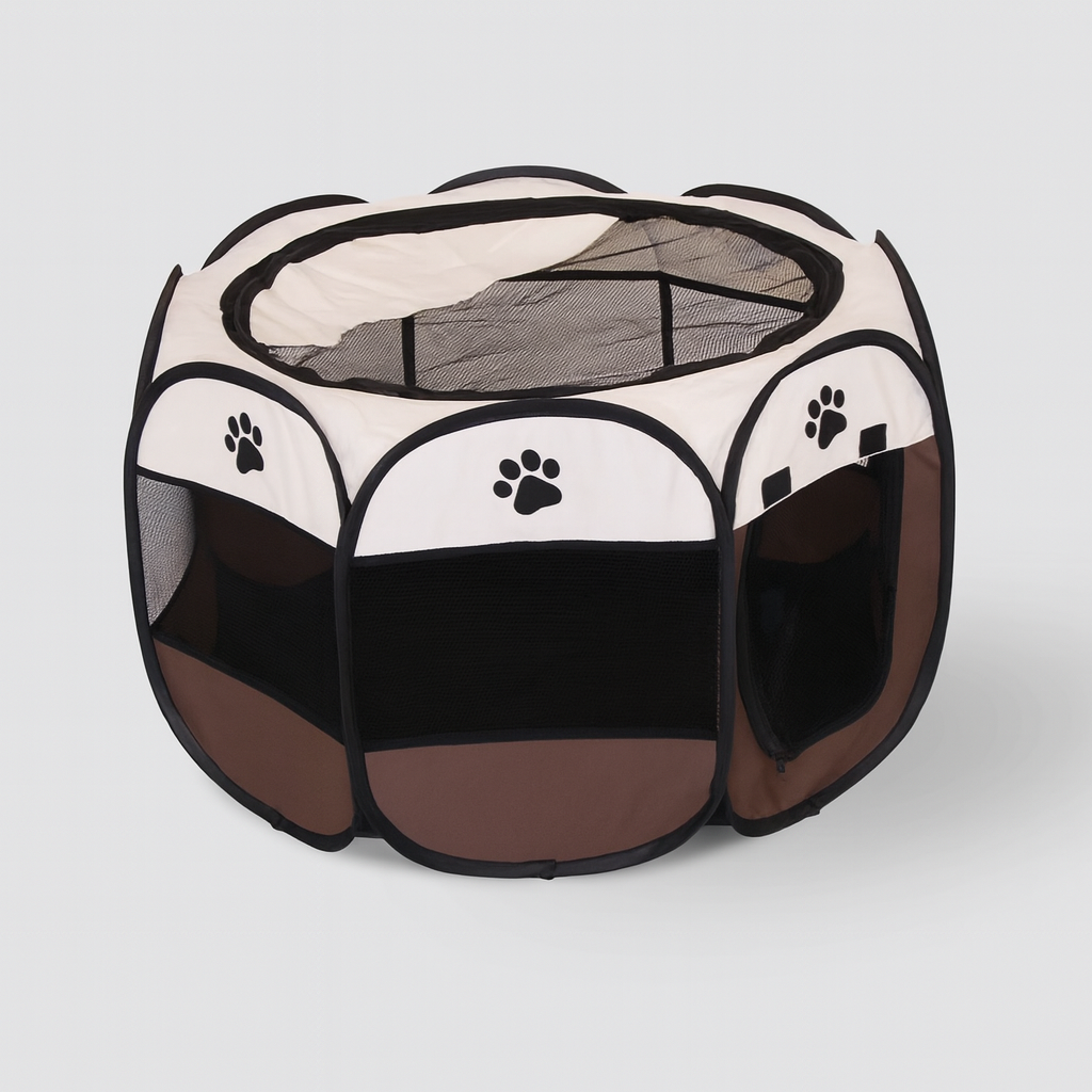 Folding Octagonal Pet Fence Oxford Cloth Cat And Dog Kennel