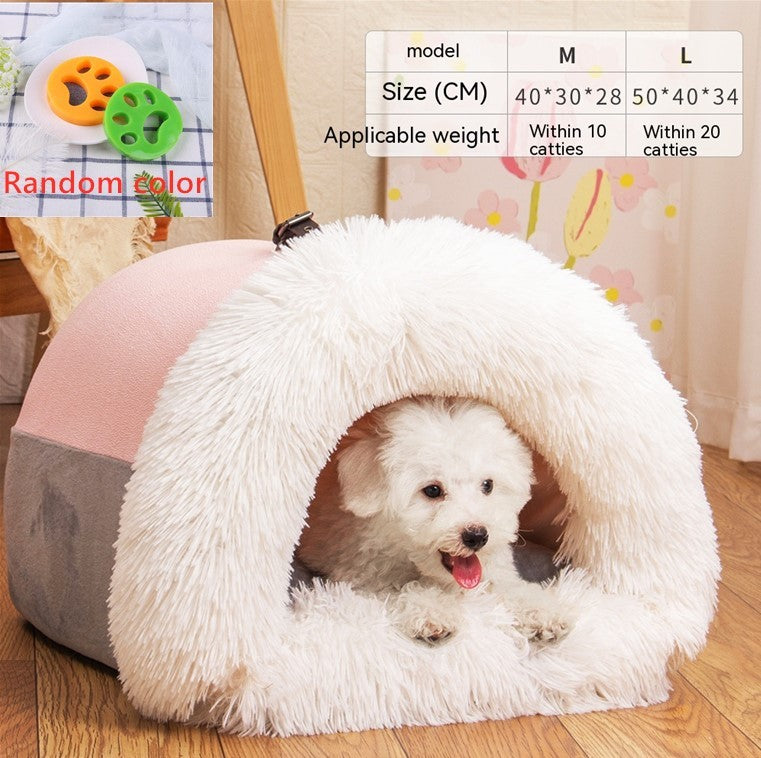 Portable Pet Nest Portable Autumn And Winter Warm