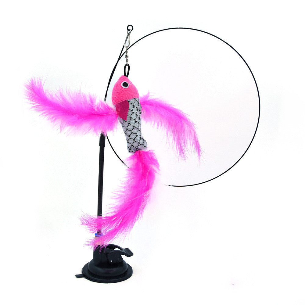 Cat Teaser Handheld Steel Wire Toy
