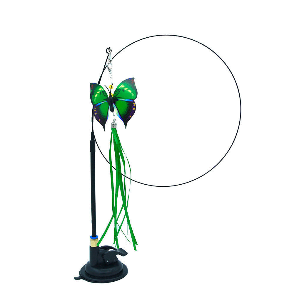 Cat Teaser Handheld Steel Wire Toy