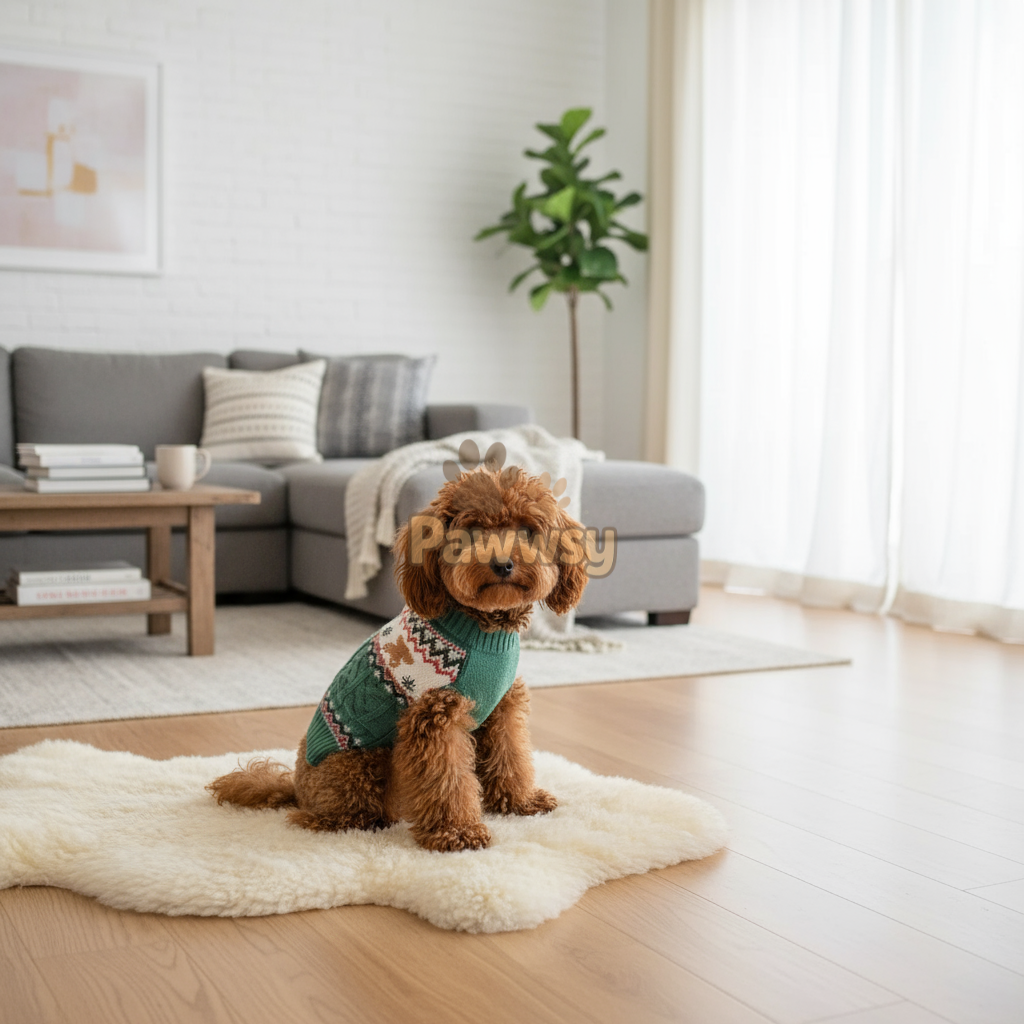 Cozy Christmas Reindeer Sweater | Soft Winter Knit for Cats & Dogs