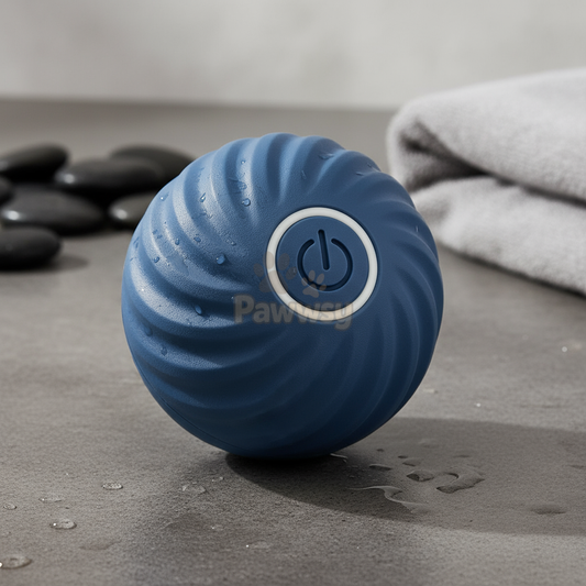 Smart bounce ball for dogs rolling and jumping automatically during playtime