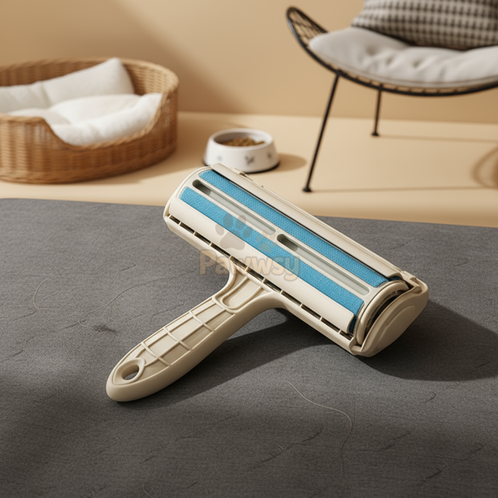 reusable pet hair remover roller for furniture and clothes