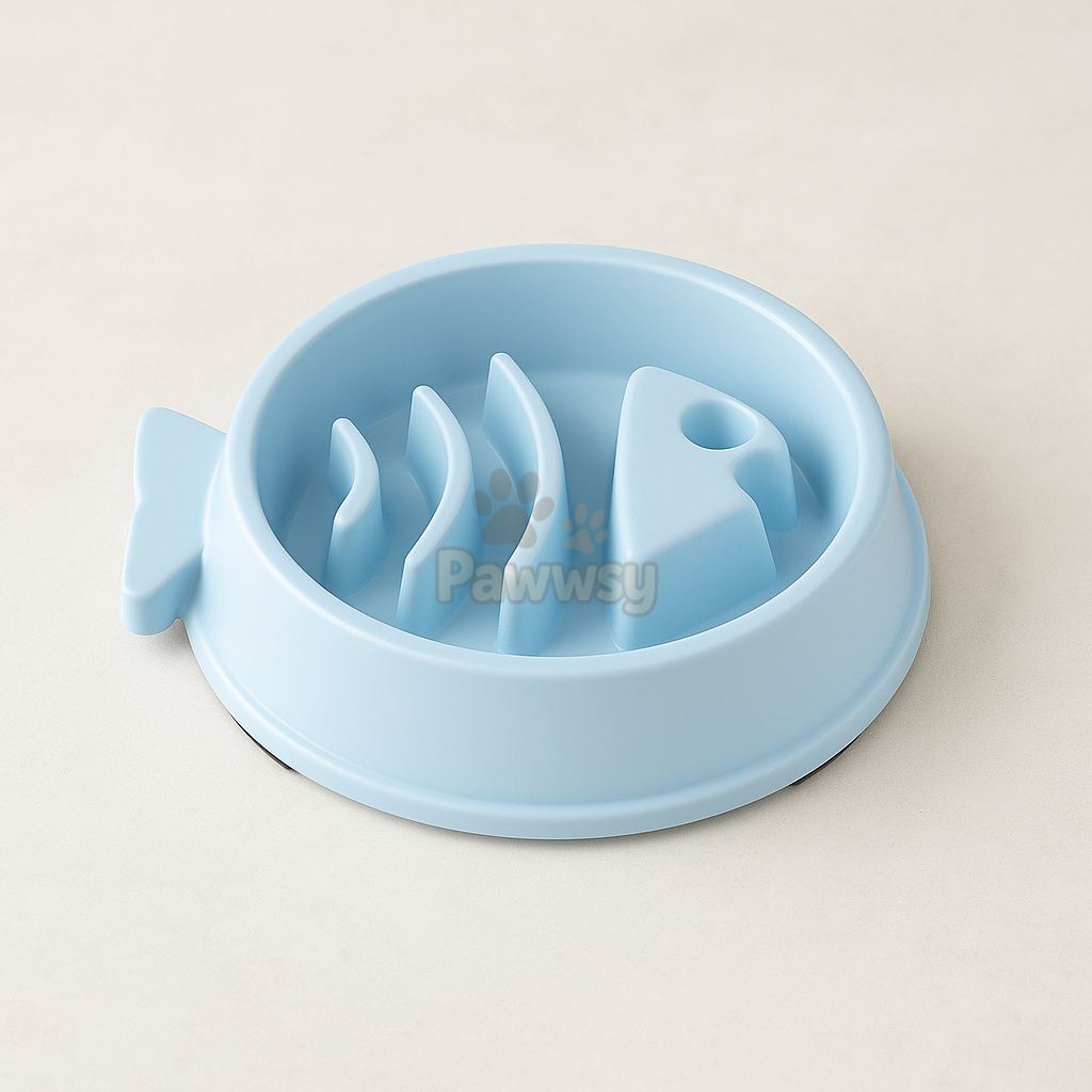 BPA-free slow feeding bowl for dogs and cats
