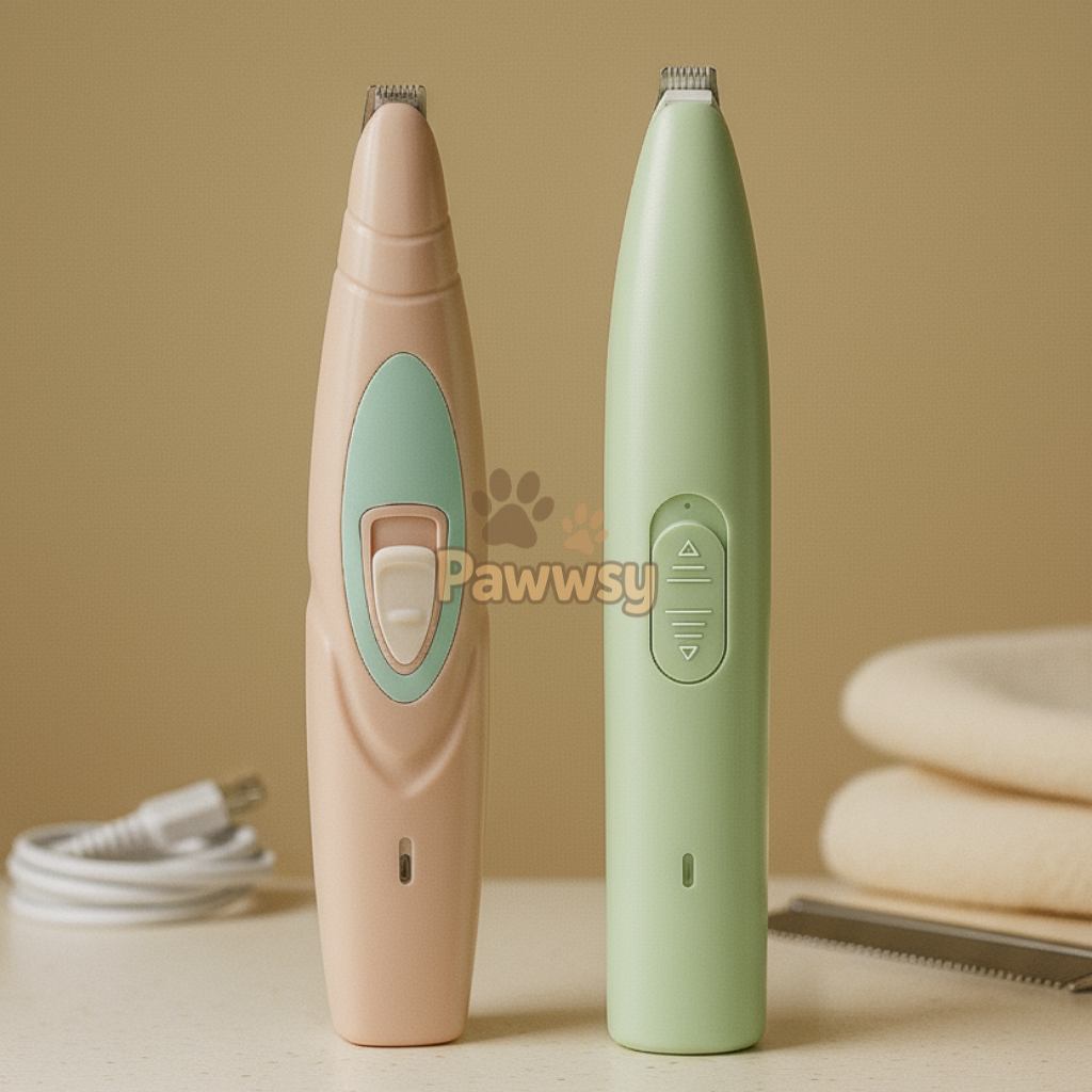 Quiet rechargeable dog hair clipper designed for smooth and stress-free grooming sessions