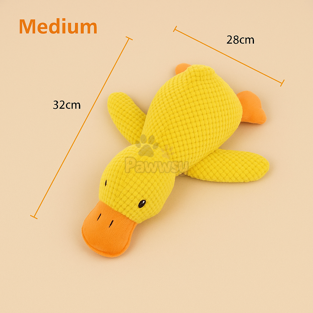 Plush Duck Dog Toy