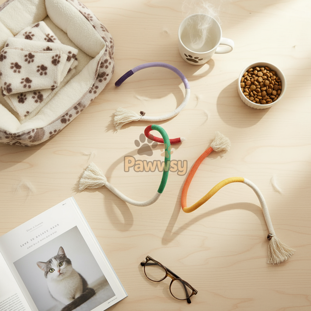 interactive Silvervine Rope Cat Toy