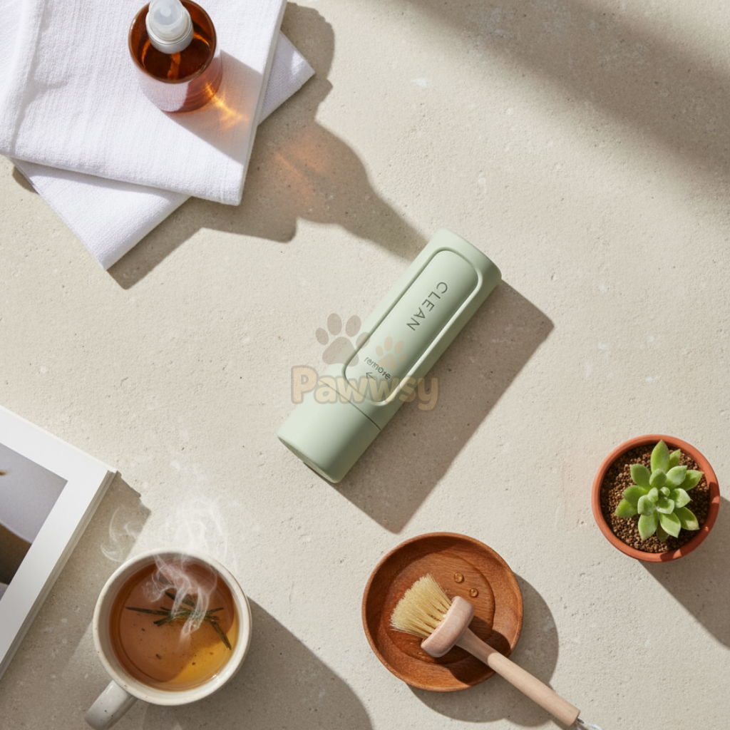 2-in-1 Reusable Pet Hair Remover Brush | Self-Cleaning Roller for Cats & Dogs