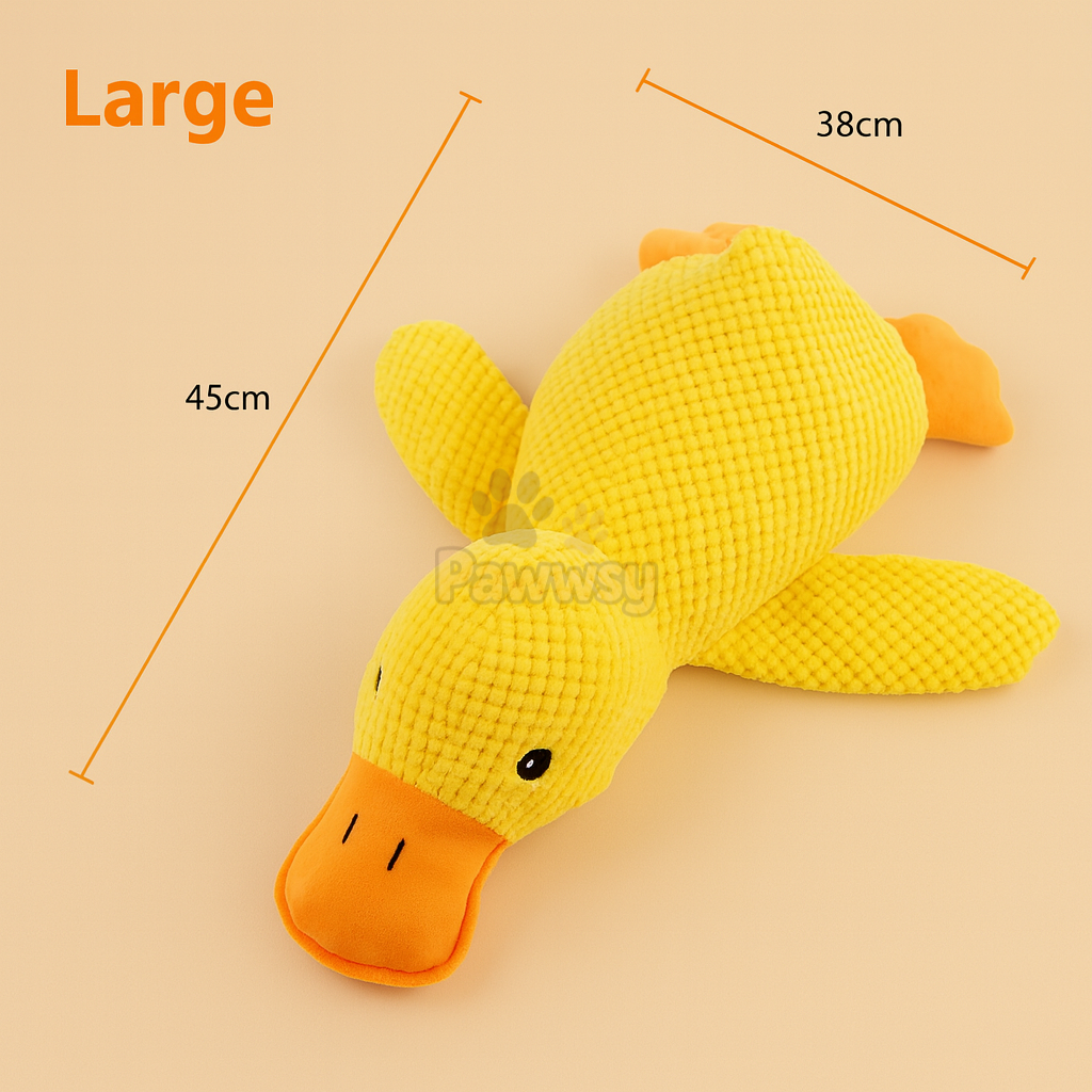Plush Duck Dog Toy