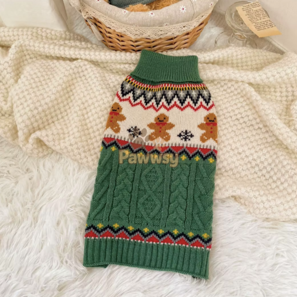 Cozy Christmas Reindeer Sweater | Soft Winter Knit for Cats & Dogs