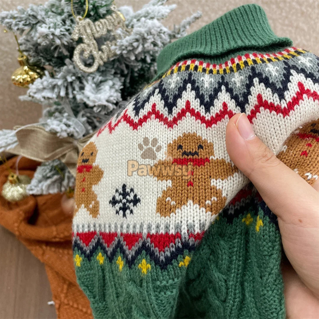 Cozy Christmas Reindeer Sweater | Soft Winter Knit for Cats & Dogs
