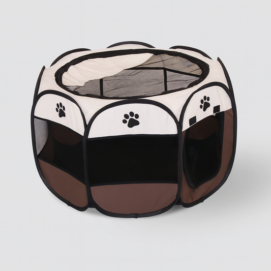 Folding Octagonal Pet Fence Oxford Cloth Cat And Dog Kennel