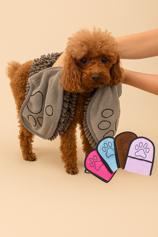 Dogs & Cats Towels. Absorbent Microfiber Bath Towel