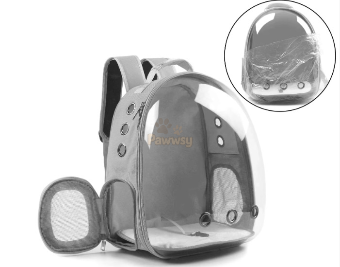 Bubble Pet Carrier Backpack | Transparent Capsule Travel Bag for Cats